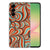 Samsung Galaxy A56 TPU Hoesje Retro Backcover design kleurrijk aanzicht