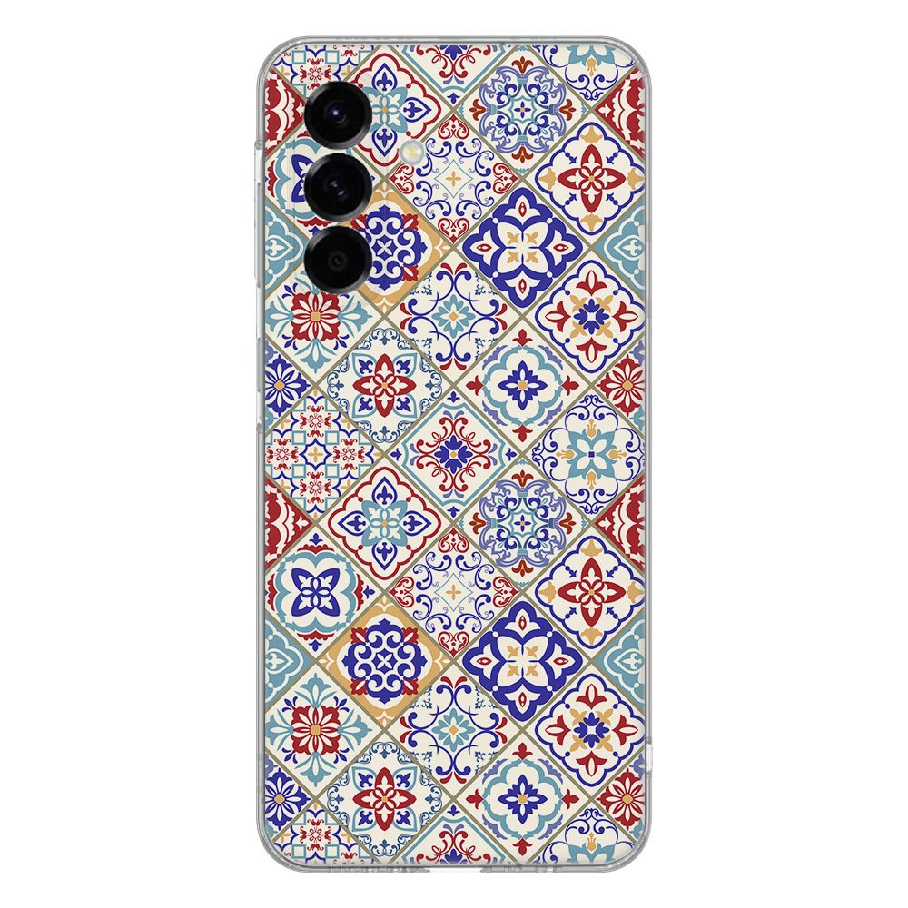 TPU Hoesje Samsung Galaxy A56 Tiles Color Backcover achterkant design