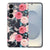 Samsung Galaxy S25 TPU Hoesje Butterfly Roses achterzijde