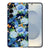 TPU Hoesje Samsung Galaxy S25 IJsvogel Backcover bloemen design achterkant