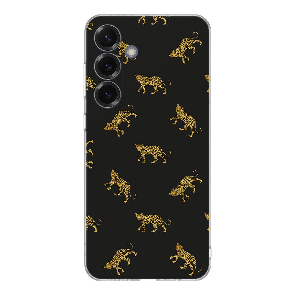 Samsung Galaxy S25 TPU Hoesje Leopards Backcover achterkant ontwerp