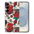 Samsung Galaxy S25 TPU Hoesje Old Skool Backcover kleurrijk ontwerp met rozen en dieren