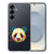 TPU Hoesje Samsung Galaxy S25 Panda Color Backcover achterkant kleurige panda hoofd