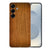 Samsung Galaxy S25 Plus TPU Hoesje Donker Hout Backcover achterzijde