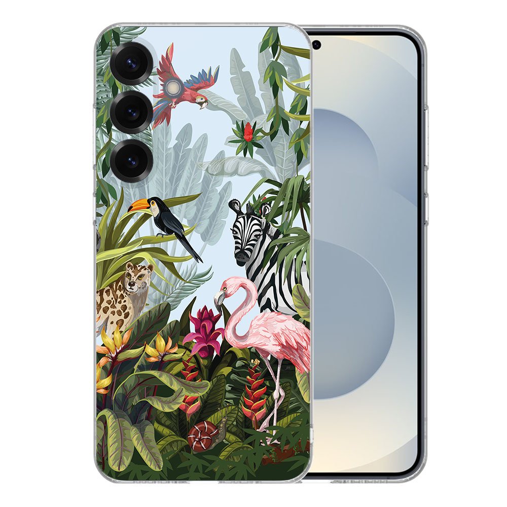 Samsung Galaxy S25 Plus TPU Hoesje Jungle Backcover vooraanzicht