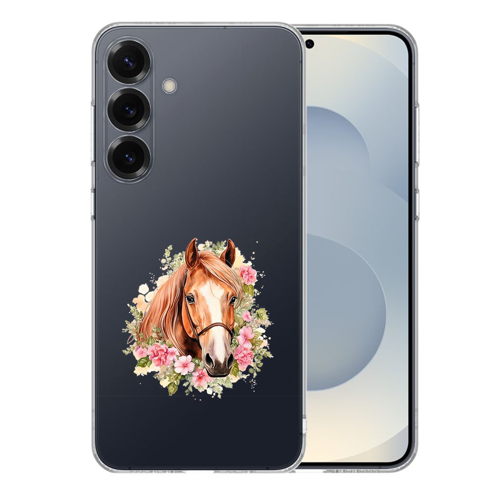 Samsung Galaxy S25 Plus TPU Hoesje Paard Backcover achterzijde