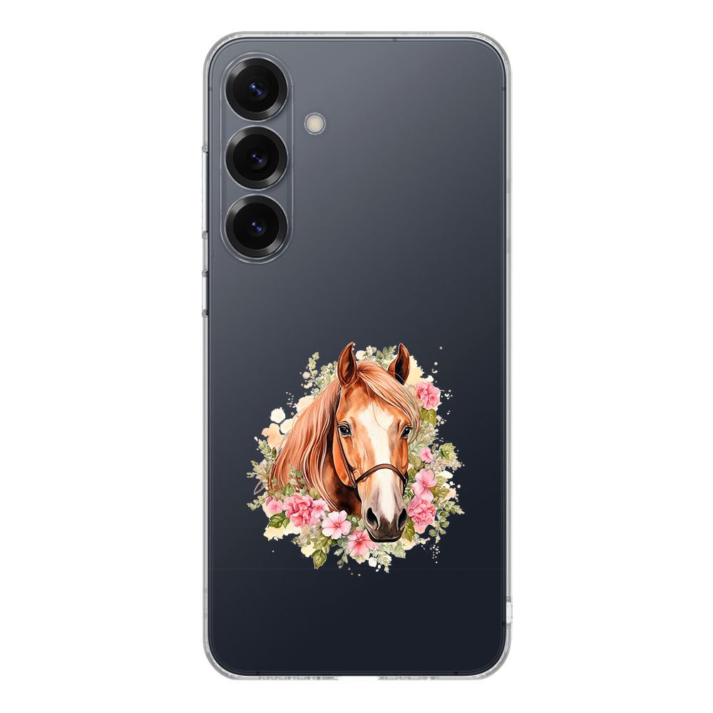 Samsung Galaxy S25 Plus TPU Hoesje Paard Backcover achterzijde