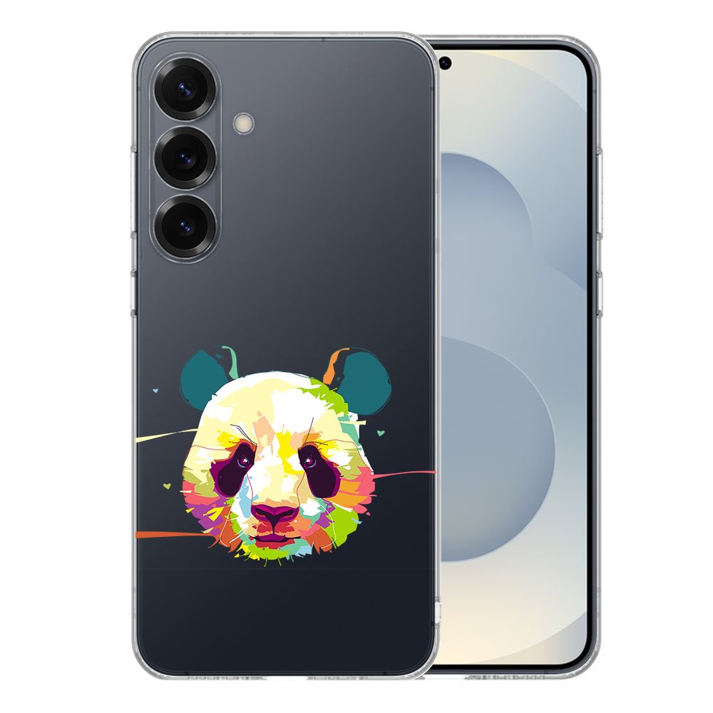 Samsung Galaxy S25 Plus TPU Hoesje Panda Color achterkant