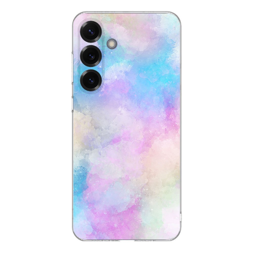 Samsung Galaxy S25 Plus TPU Hoesje Watercolor Light achterkant