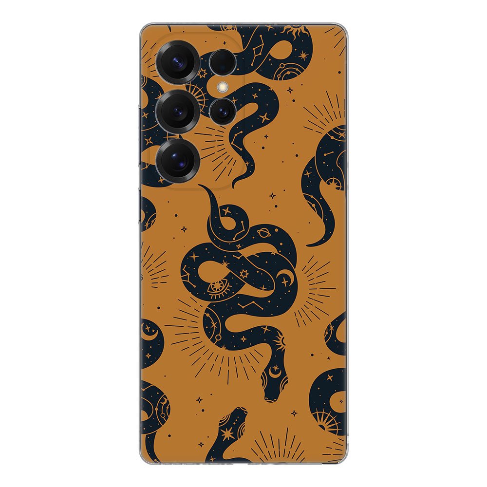 TPU Hoesje Samsung Galaxy S25 Ultra - Snakes Backcover snake design achterkant
