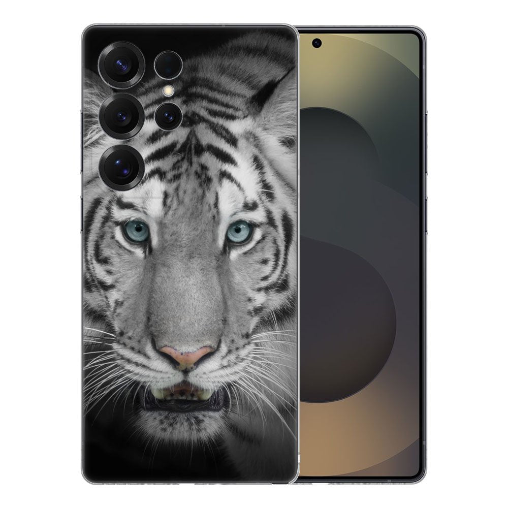 Samsung Galaxy S25 Ultra TPU Hoesje Tijger backcover voorkant