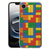 Apple iPhone 16e TPU Hoesje iPhone 16e Blokken Backcover achterkant kleurrijk