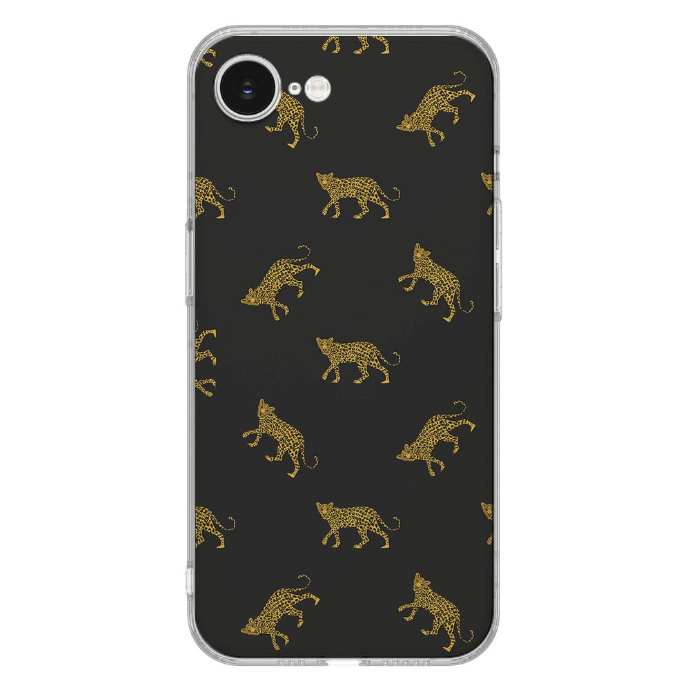 Apple iPhone 16e TPU Hoesje iPhone 16e Leopards Backcover achterzijde