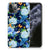 TPU Hoesje voor Apple iPhone 11 Pro IJsvogel met bloemen en ijsvogels op een blauwe achtergrond.