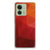 Motorola Edge 40 TPU Hoesje Polygon Red achterkant abstracte vormen