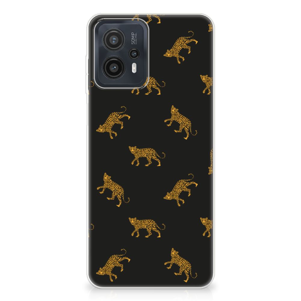 TPU Hoesje voor Motorola Moto G23 | G13 Leopards design achterkant