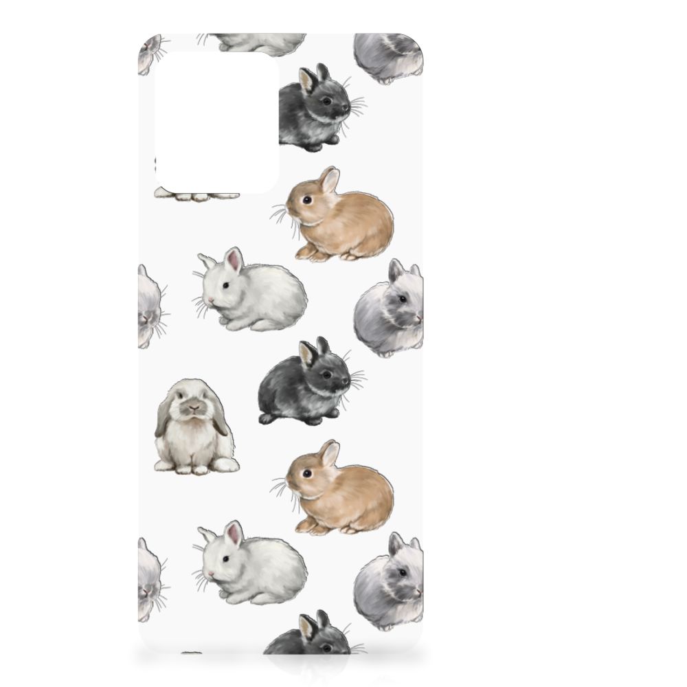 TPU Hoesje voor Motorola Moto G72 Konijntjes