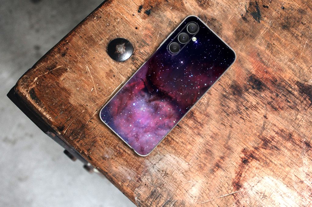 Samsung Galaxy A05S TPU Hoesje heelal design achterkant