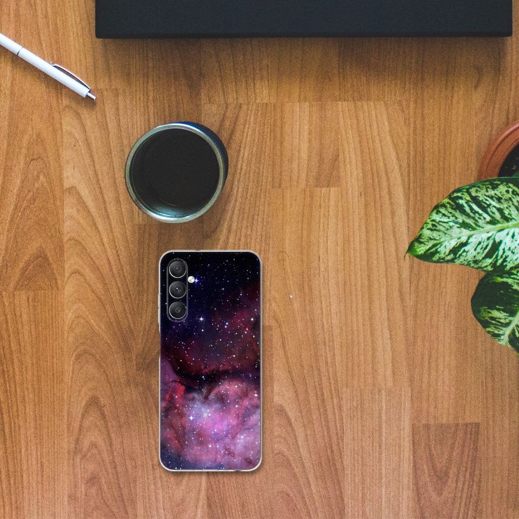 TPU Hoesje voor Samsung Galaxy A05S Galaxy heelal design achterzijde