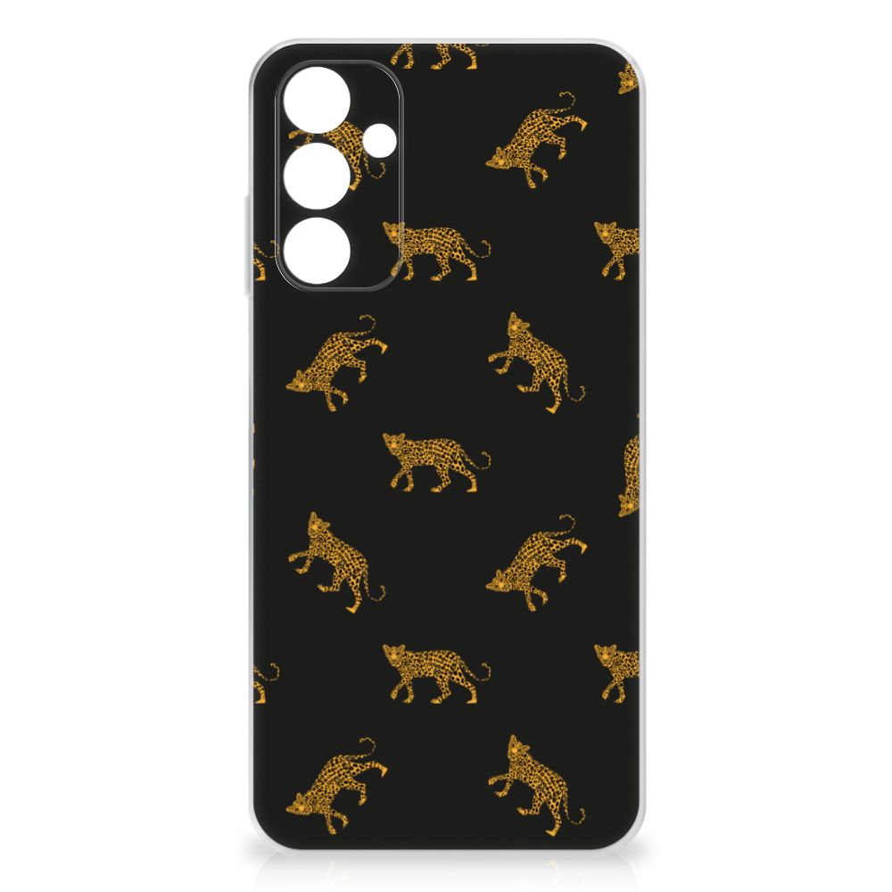Samsung Galaxy A15 TPU Hoesje Leopards achterzijde design
