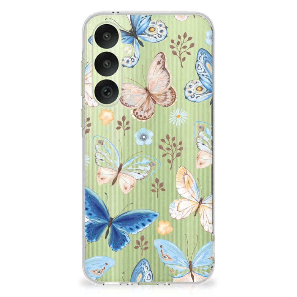 Samsung Galaxy A35 TPU Hoesje Vlinder design achterkant