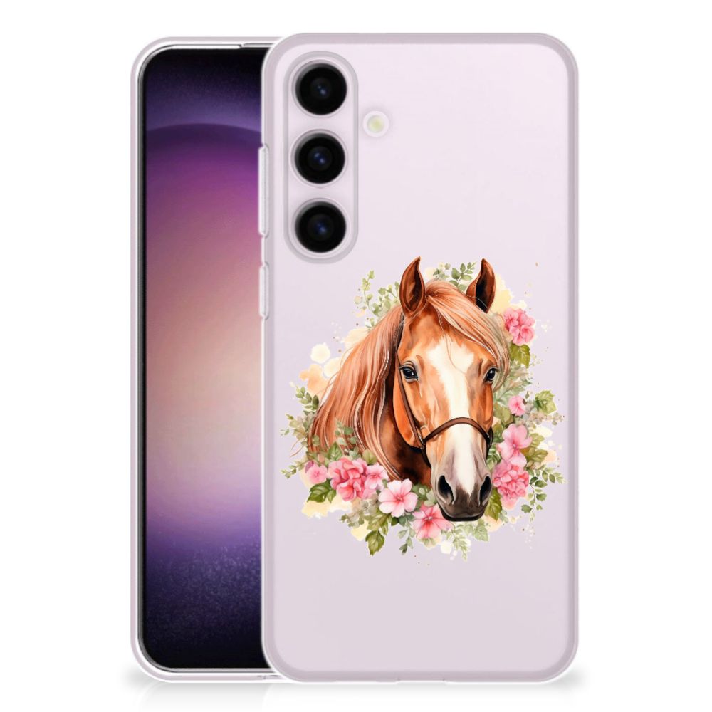 TPU Hoesje voor Samsung Galaxy S24 Paard B2C Telecom