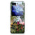 Samsung Galaxy Z Flip 6 TPU Hoesje Jungle achterkant met bloemen flamingo dieren en bladeren