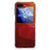Samsung Galaxy Z Flip 6 TPU Hoesje Polygon Red achteraanzicht