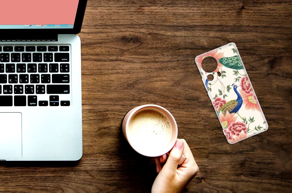 TPU Hoesje voor Xiaomi 13 Lite Pink Peacock
