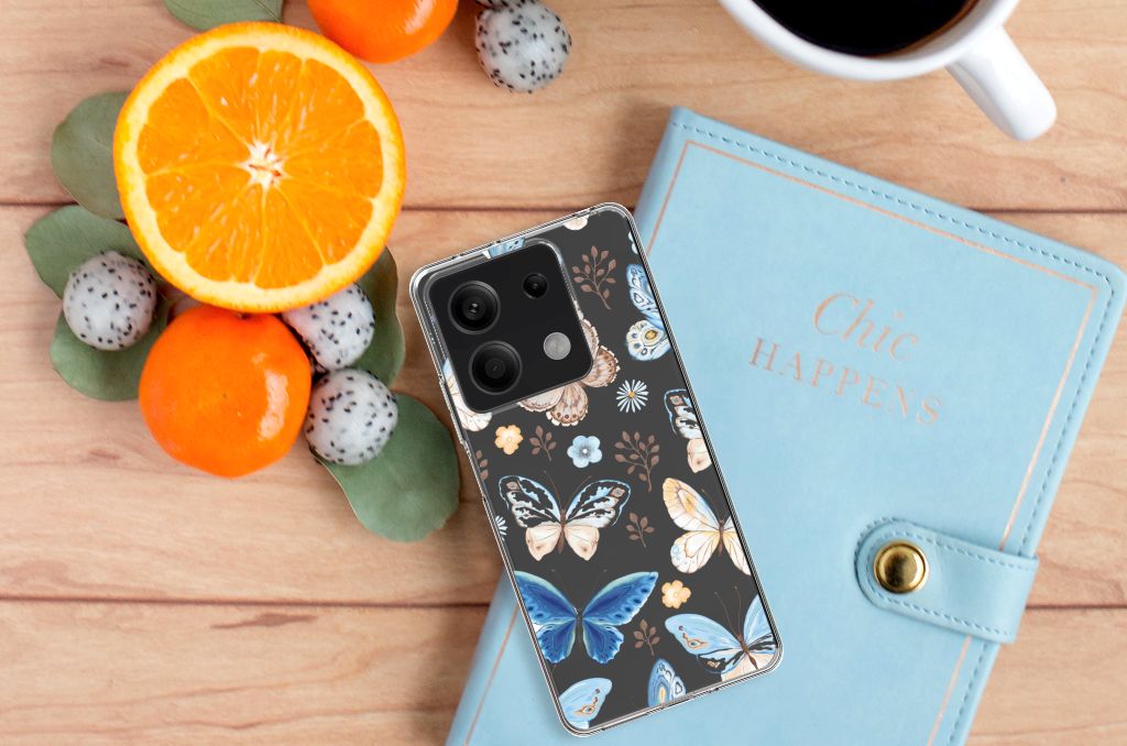 TPU Hoesje voor Xiaomi Redmi Note 13 5G Vlinder