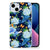 TPU Hoesje voor iPhone 15 Plus IJsvogel met bloemen en vlinders op een navy achtergrond đŧđĻ