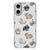 TPU Hoesje voor iPhone 16 plus Konijntjes konijnen design achterkant