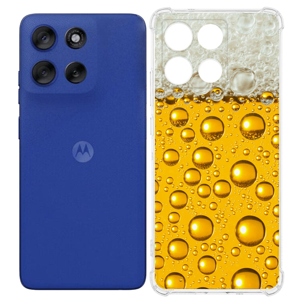 Motorola Moto G56 TPU Telefoonhoesje Bier backcover achterkant