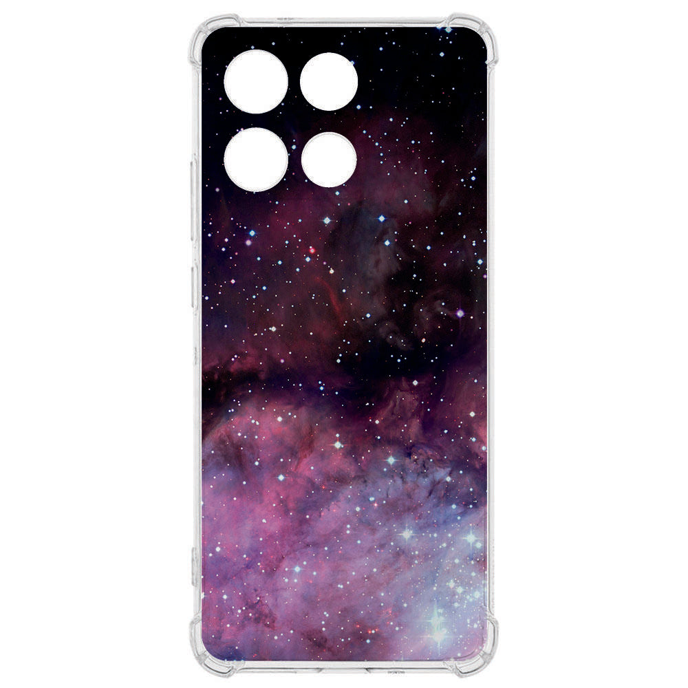 TPU Telefoonhoesje Motorola Moto G56 Galaxy backcover design kosmos aanzicht