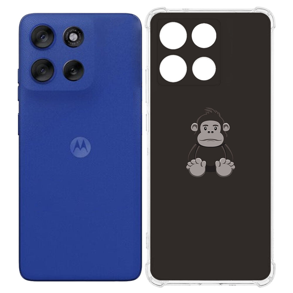 TPU Telefoonhoesje Motorola Moto G56 Gorilla backcover achterkant vooraanzicht
