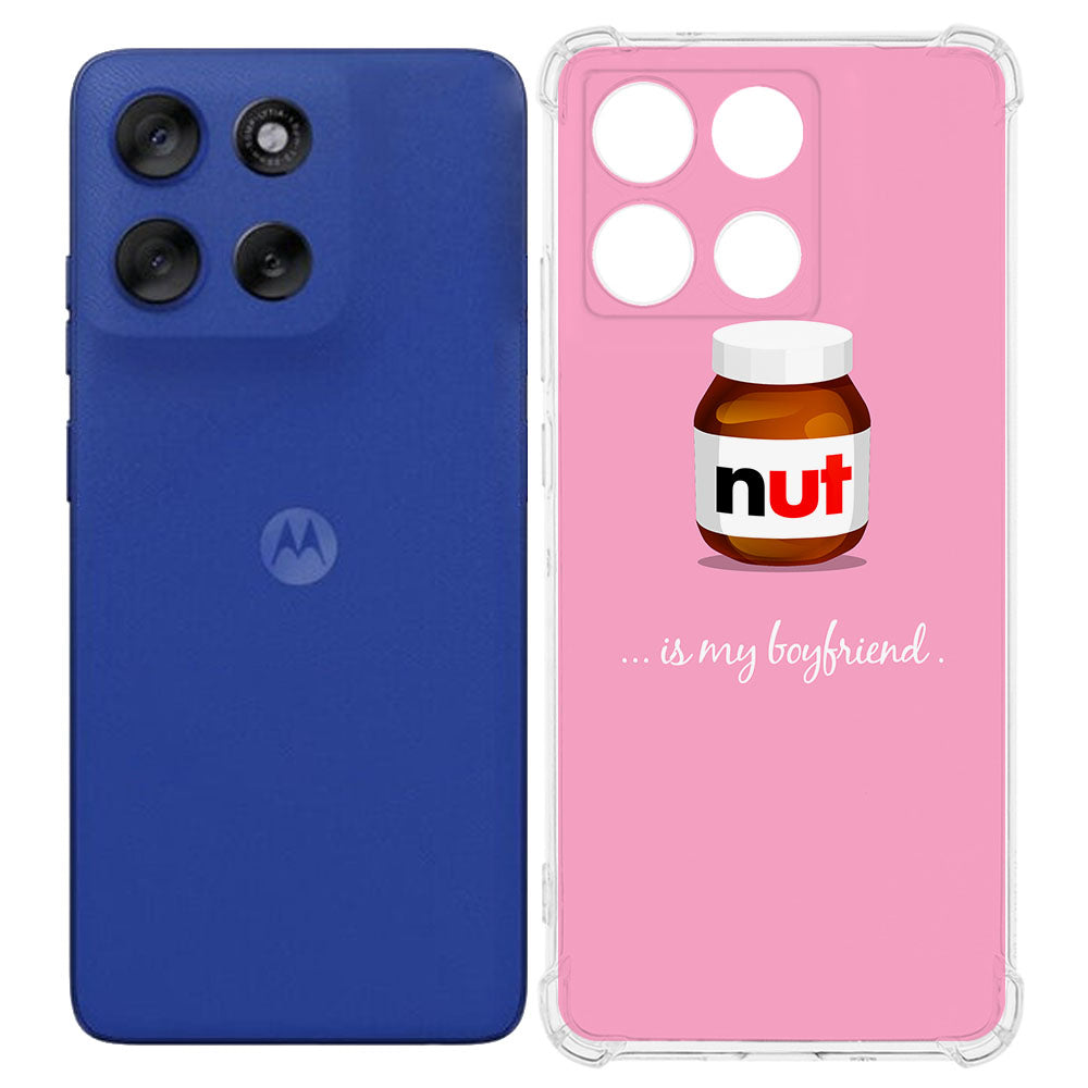 Motorola Moto G56 TPU Telefoonhoesje Nut Boyfriend achterzijde
