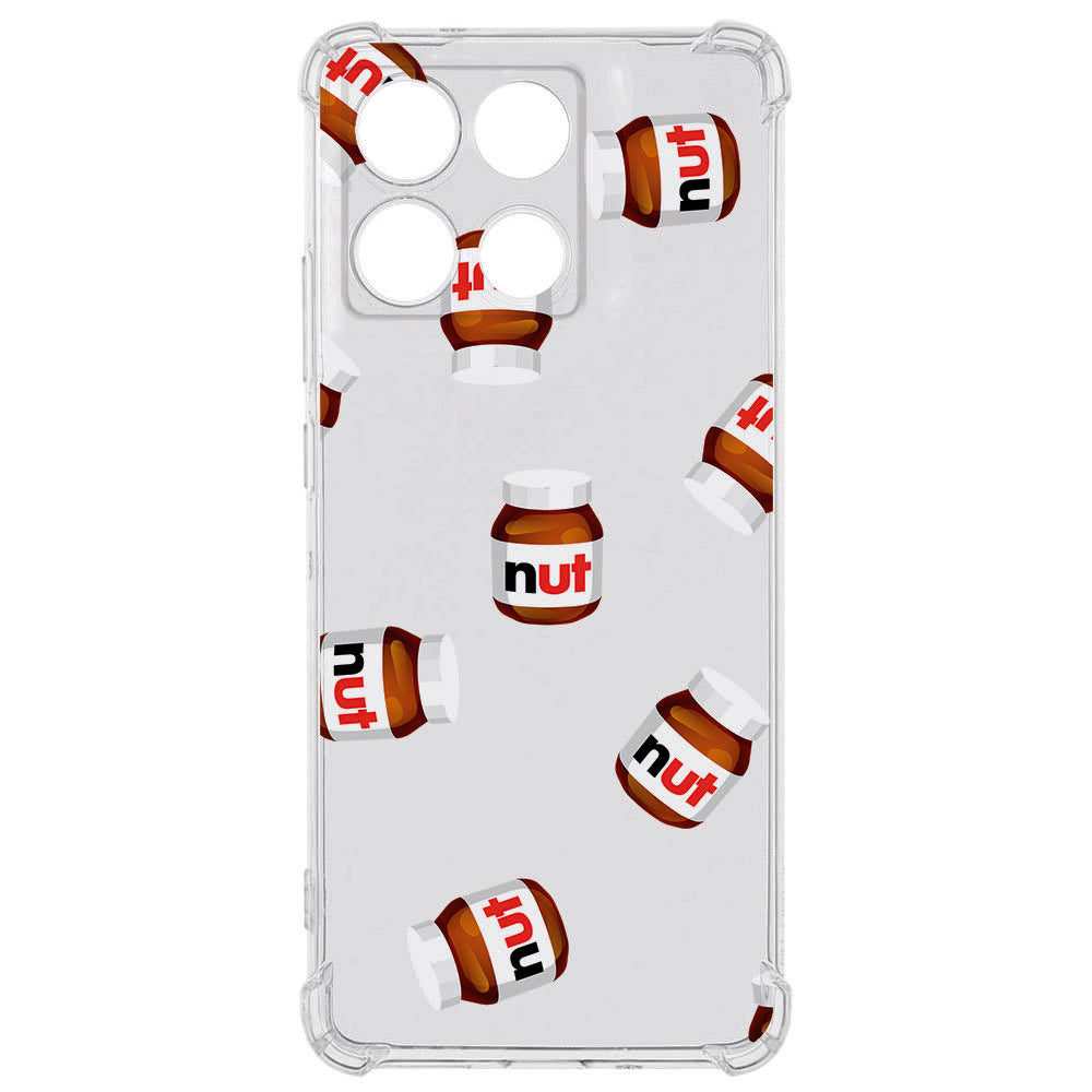 TPU Telefoonhoesje Motorola Moto G56 Nut Jar backcover achterkant