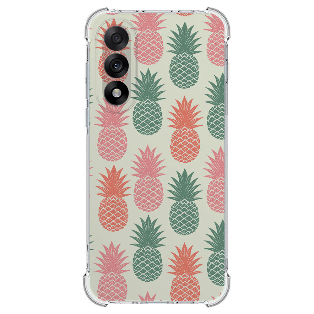 TPU Telefoonhoesje OnePlus Nord 5 Ananas schokabsorberende backcover achteraanzicht