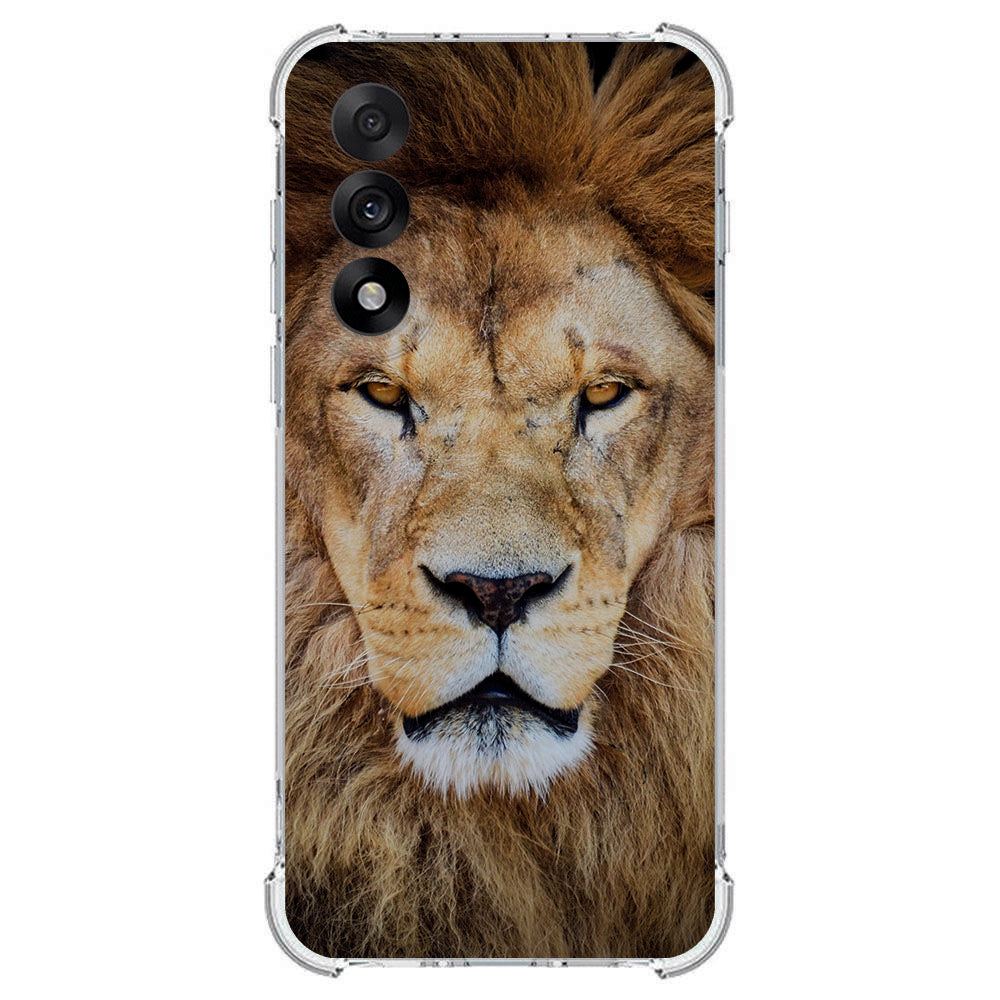 TPU Telefoonhoesje OnePlus Nord 5 - Leeuw schokabsorberende backcover leeuw voorkant
