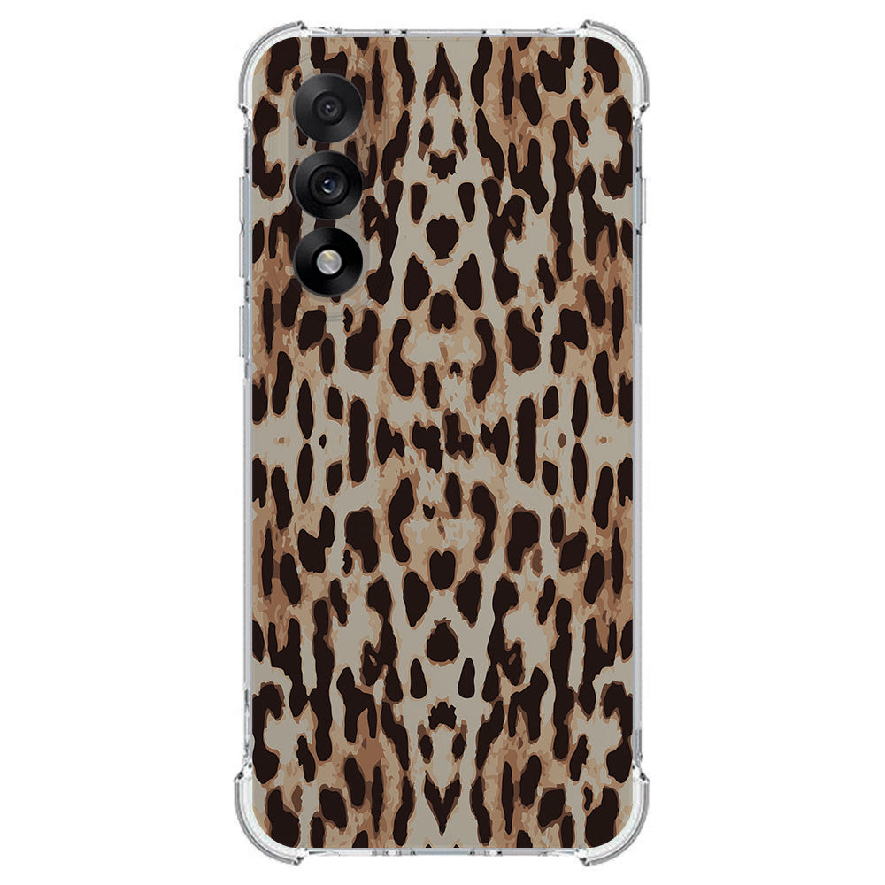 TPU Telefoonhoesje OnePlus Nord 5 - Leopard schokabsorberende backcover Leopard design achterkant