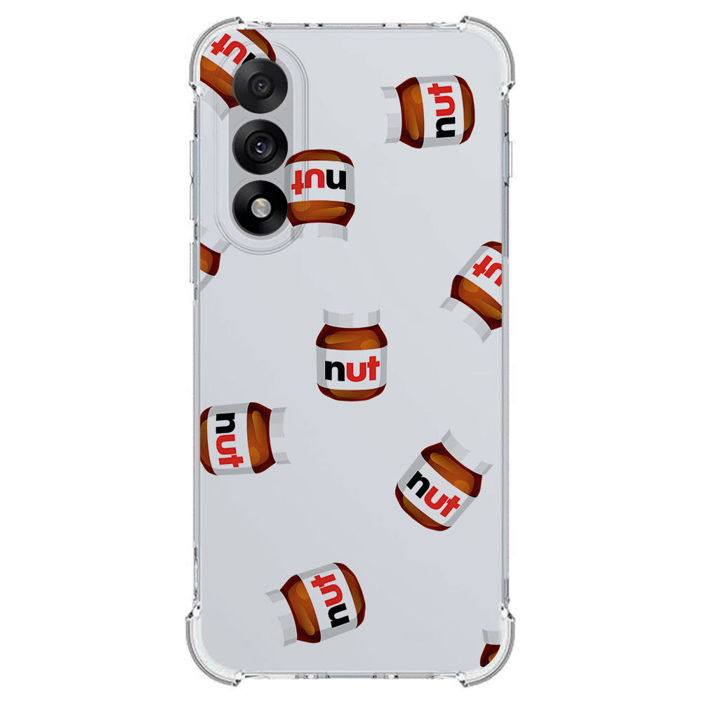 TPU Telefoonhoesje OnePlus Nord 5 - Nut Jar schokabsorberende backcover pot nut design achteraanzicht