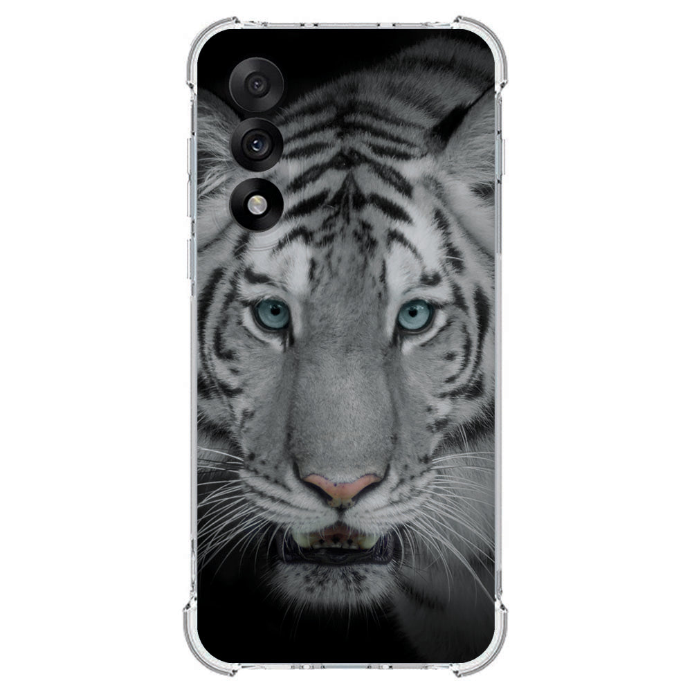 TPU Telefoonhoesje OnePlus Nord 5 - Tijger schokabsorberende backcover Tijgerontwerp achterkant