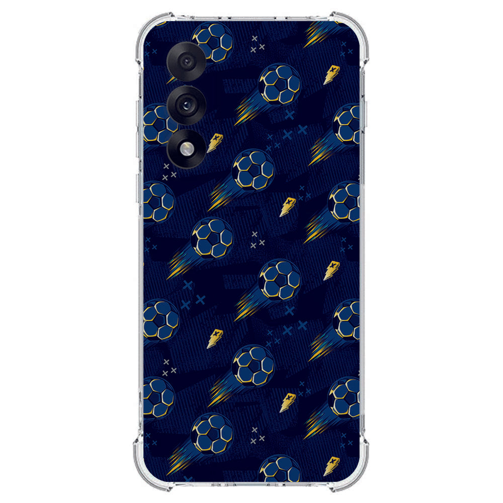 TPU Telefoonhoesje OnePlus Nord 5 - Voetbal schokabsorberende backcover voetbaldesign achterzijde
