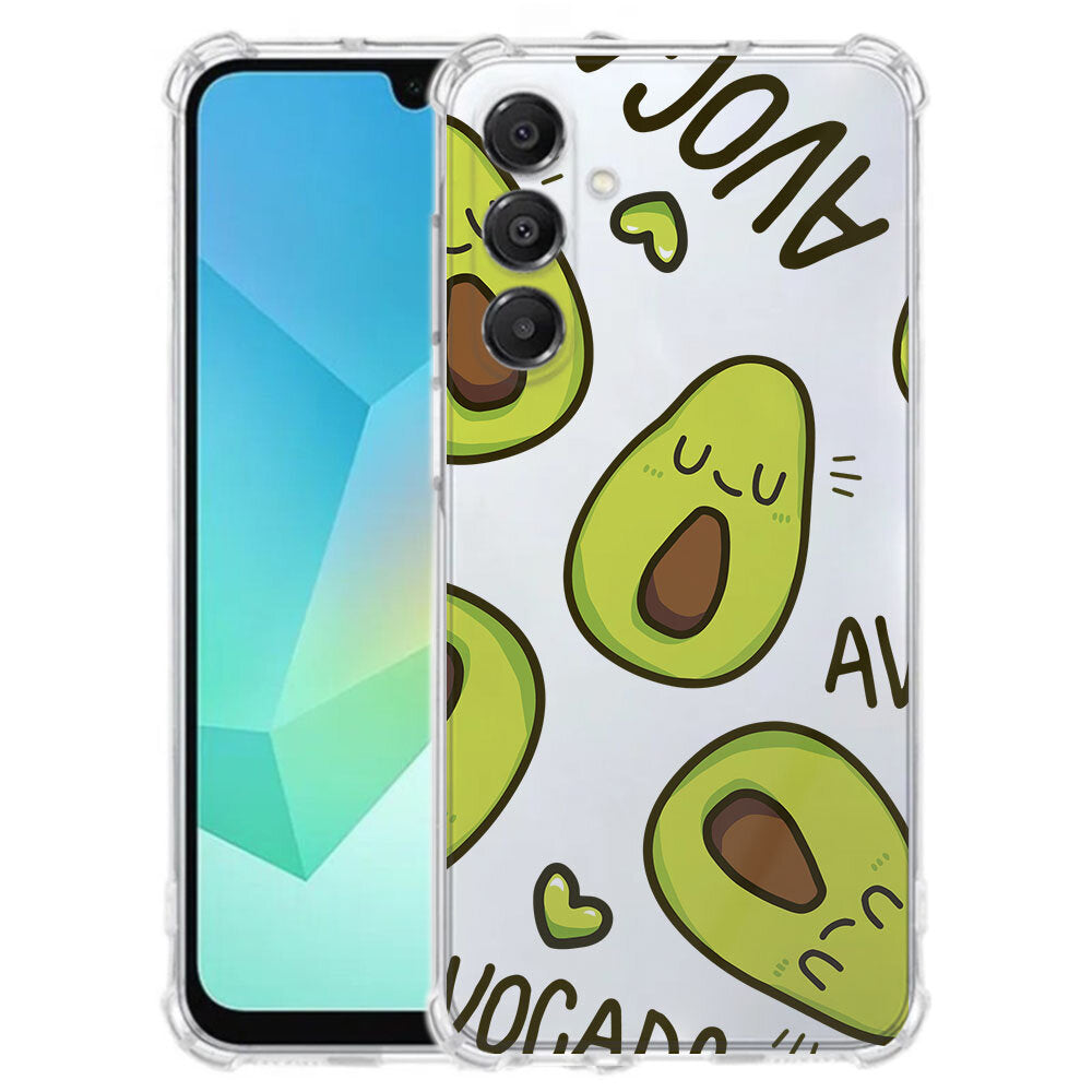 TPU Telefoonhoesje Samsung Galaxy A17 Avocado Singing voorkant