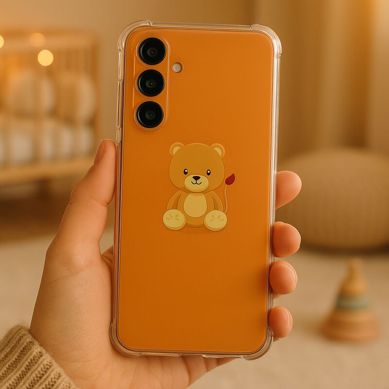 TPU Telefoonhoesje Samsung Galaxy A17 Baby Beer schokabsorberende backcover achterzijde