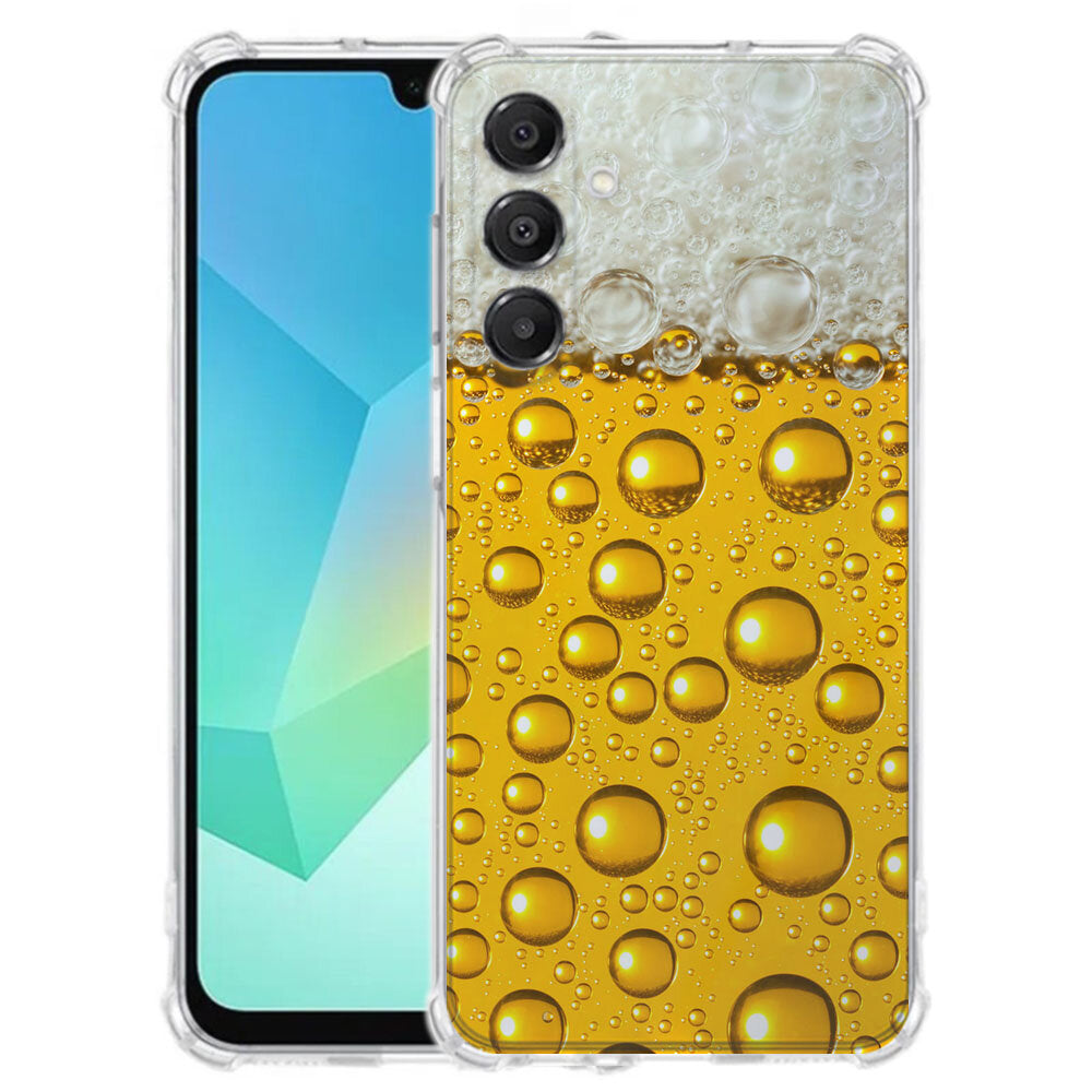 TPU Telefoonhoesje Samsung Galaxy A17 Bier schokabsorberende backcover design bier design voorkant