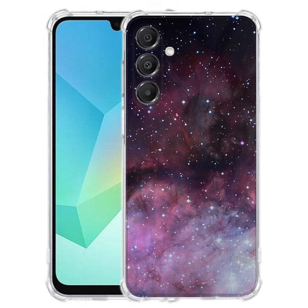 TPU Telefoonhoesje Samsung Galaxy A17 Galaxy schokabsorberende backcover melkweg design voorkant achterkant