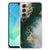 Samsung Galaxy A17 TPU Telefoonhoesje Marmer Groen schokabsorberende backcover aanzicht