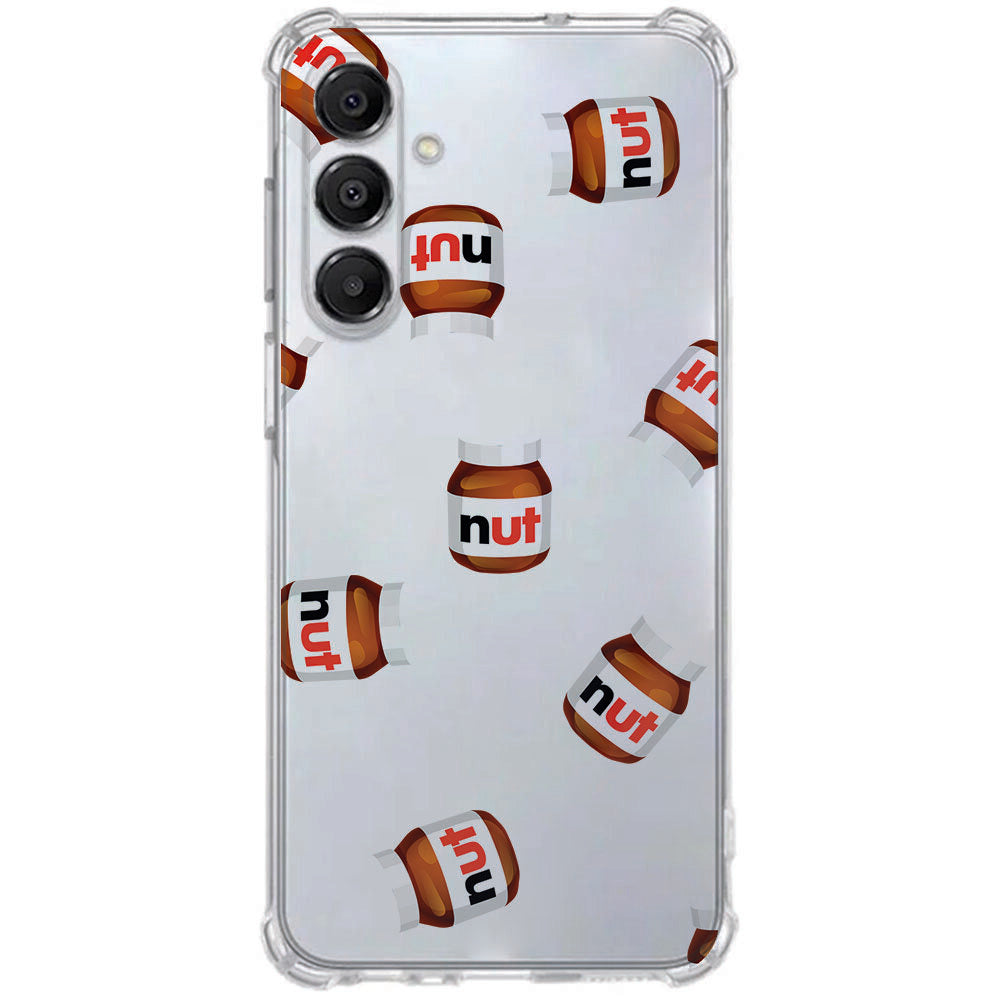 TPU Telefoonhoesje Samsung Galaxy A17 Nut Jar schokabsorberende backcover achterkant ontwerp