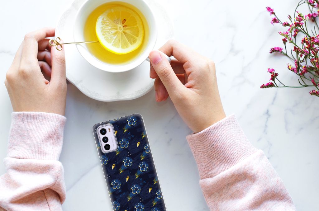 TPU bumper voor Motorola Moto G42 Voetbal